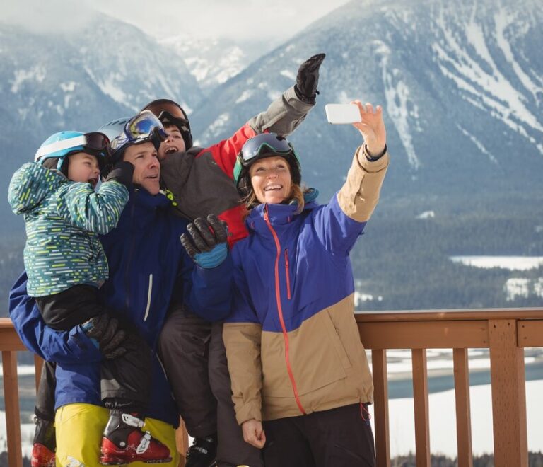 happy-family-taking-selfie-mobile-phone_107420-96242